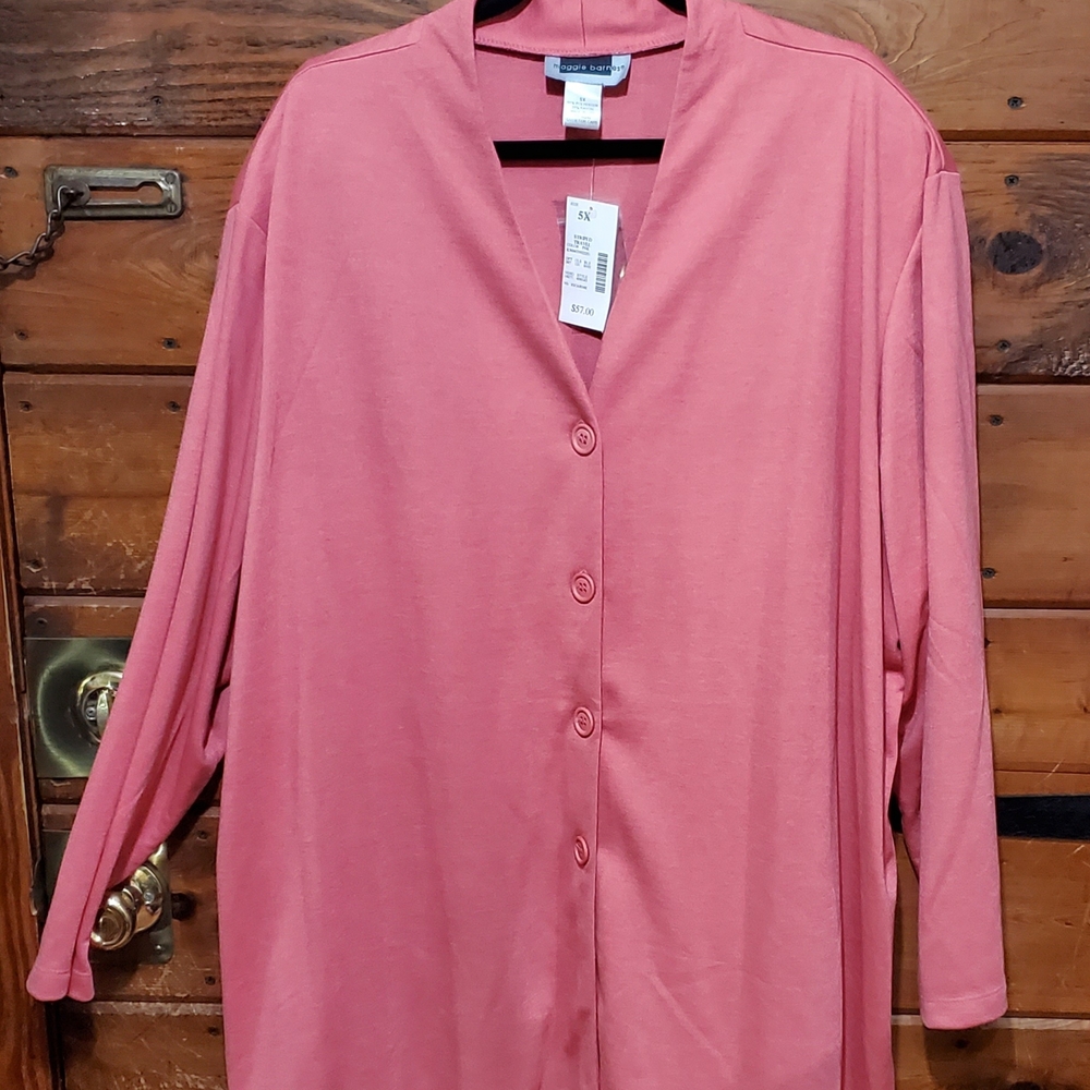 Maggie Barnes Pink Cardigan Jacket